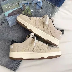 Classics|Aesthetic Sneakers*Boogzel Clothing Clean Girl Aesthetic Sneakers Beige