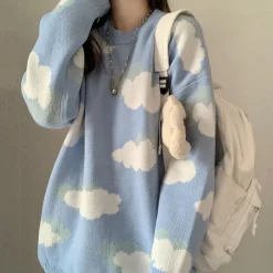 Knit Vests*Boogzel Clothing Cloudy Skies Knit Vest