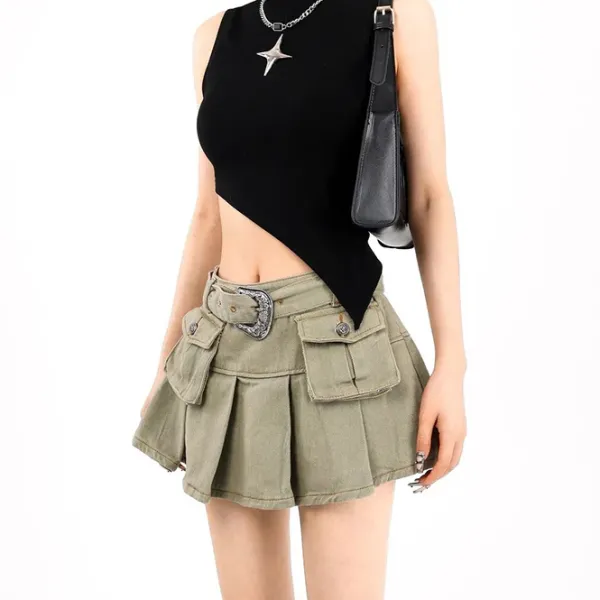Skirts*Boogzel Clothing Coastal Cowgirl Cargo Skirt