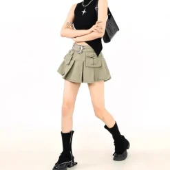 Skirts*Boogzel Clothing Coastal Cowgirl Cargo Skirt