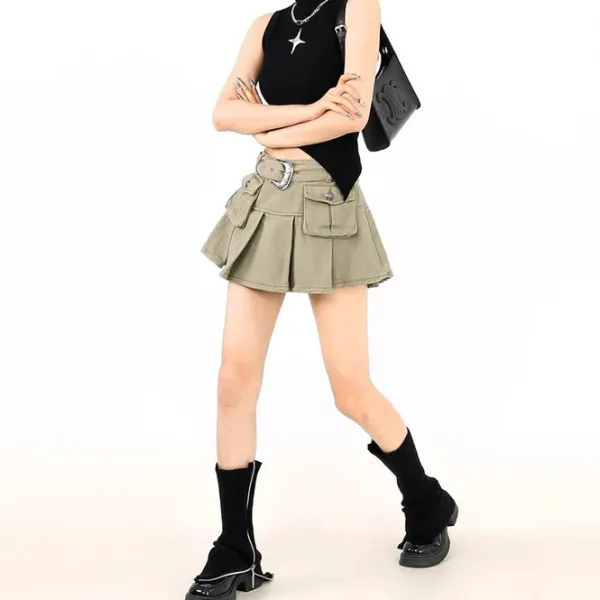 Skirts*Boogzel Clothing Coastal Cowgirl Cargo Skirt