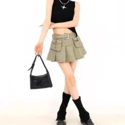 Skirts*Boogzel Clothing Coastal Cowgirl Cargo Skirt