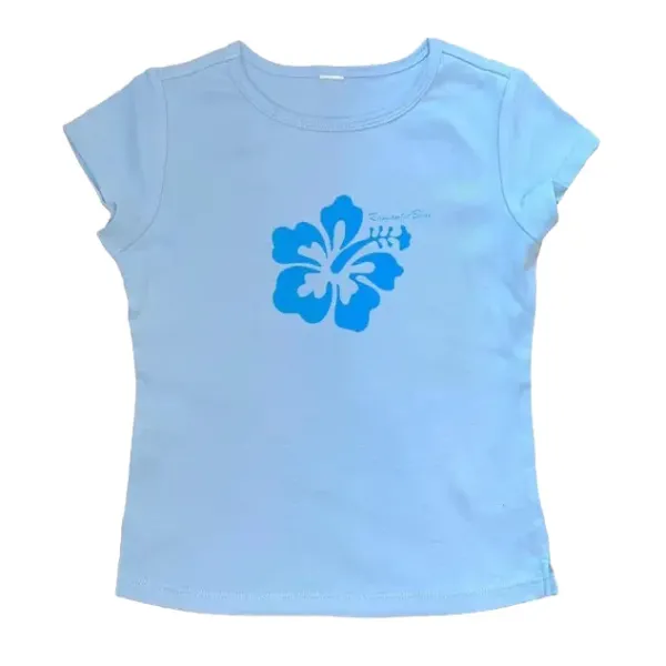 Y2K Tops|Aesthetic T-Shirts & Graphic Tees*Boogzel Clothing Coconut Girl Aesthetic Baby Tee