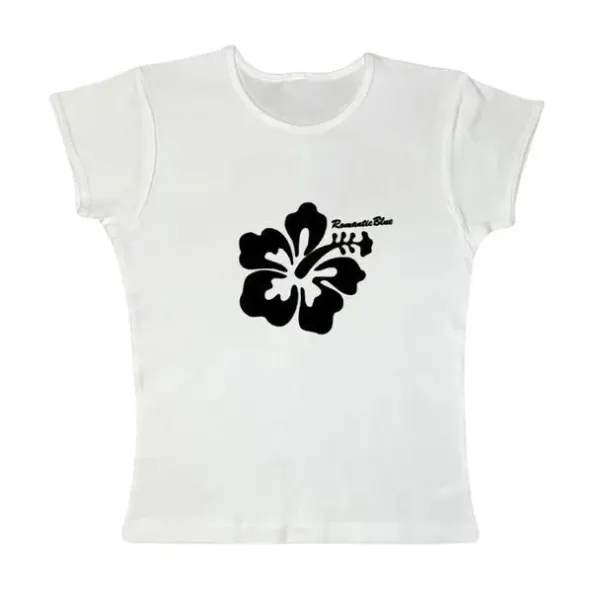 Y2K Tops|Aesthetic T-Shirts & Graphic Tees*Boogzel Clothing Coconut Girl Aesthetic Baby Tee