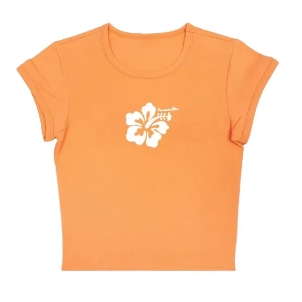 Y2K Tops|Aesthetic T-Shirts & Graphic Tees*Boogzel Clothing Coconut Girl Aesthetic Baby Tee