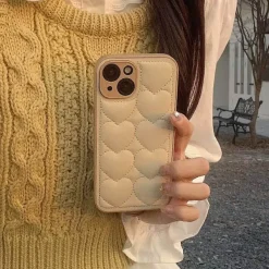 Iphone Cases*Boogzel Clothing Coffee Cream Heart iPhone Case Beige