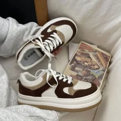Classics|Aesthetic Sneakers*Boogzel Clothing Coffee Cream Sneakers