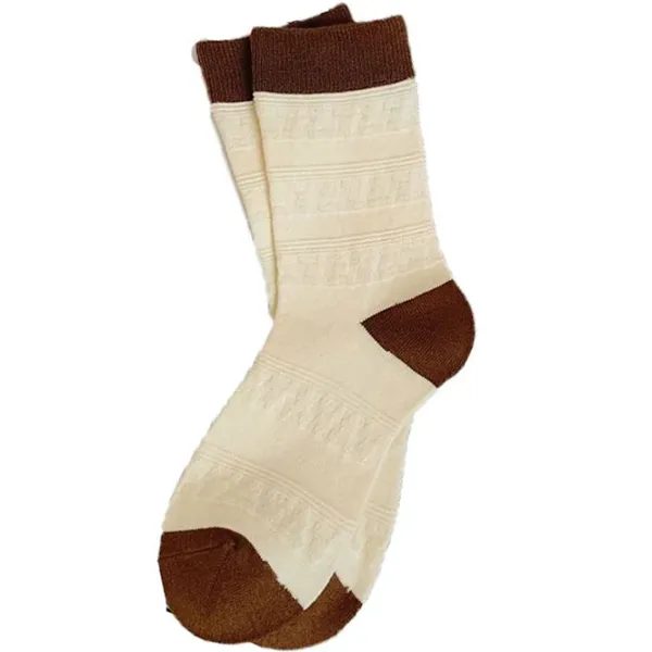 Socks*Boogzel Clothing Coffee Shop Striped Socks