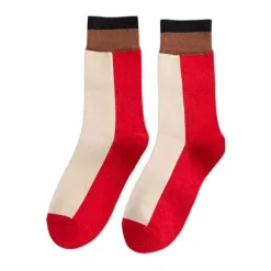 Socks*Boogzel Clothing Color Block Crew Socks