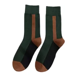 Socks*Boogzel Clothing Color Block Crew Socks