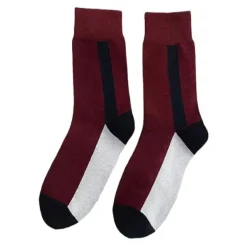 Socks*Boogzel Clothing Color Block Crew Socks