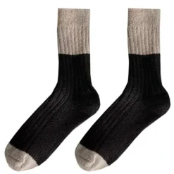 Socks*Boogzel Clothing Color Block Warm Socks