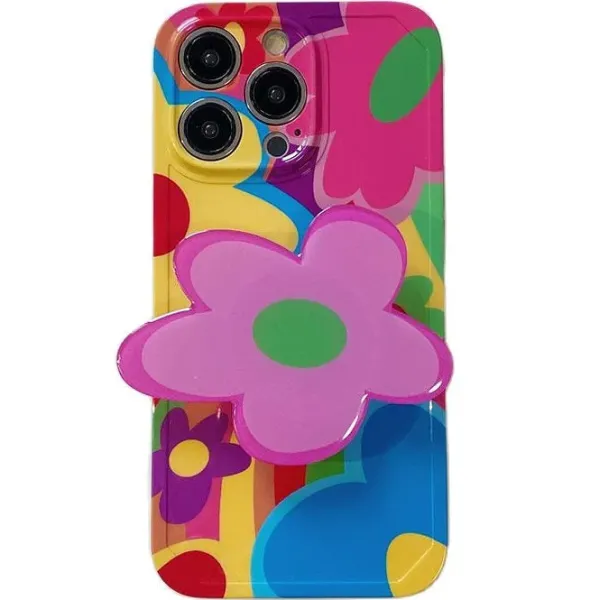 Iphone Cases*Boogzel Clothing Colorful Flower iPhone Case Multi