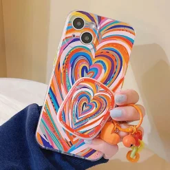 Iphone Cases*Boogzel Clothing Colorful Heart AirPods Case Multi