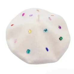 Hats*Boogzel Clothing Colorful Rhinestone Beret Hat