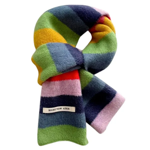 Other*Boogzel Clothing Colorful Striped Indie Kid Scarf
