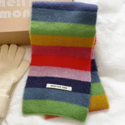 Other*Boogzel Clothing Colorful Striped Indie Kid Scarf