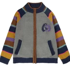 Sweaters*Boogzel Clothing Colorful Striped Indie Kid Zip Sweater Multi