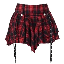 Skirts*Boogzel Clothing Come As You Are Plaid Skirt