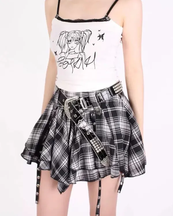 Skirts*Boogzel Clothing Come As You Are Plaid Skirt