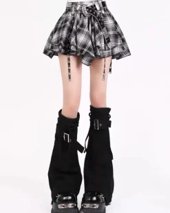 Skirts*Boogzel Clothing Come As You Are Plaid Skirt
