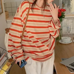 Long Sleeve Tops*Boogzel Clothing Come As You Are Striped Top