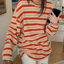 Long Sleeve Tops*Boogzel Clothing Come As You Are Striped Top