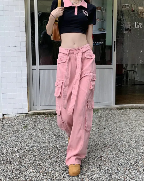 Pants & Trousers*Boogzel Clothing Comfy Cute Cargo Pants