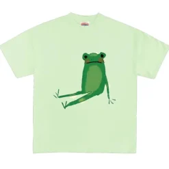 Aesthetic T-Shirts & Graphic Tees*Boogzel Clothing Comfy Frog Print Tee