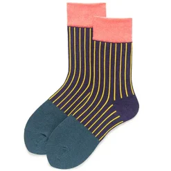 Socks*Boogzel Clothing Contrast Stripes Socks Multi