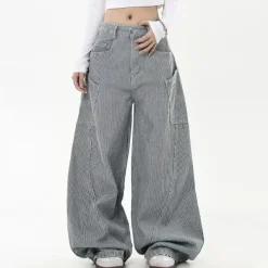 Pants & Trousers*Boogzel Clothing Cool Best In Class Wide Leg Cargo Pants Grey