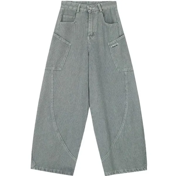 Pants & Trousers*Boogzel Clothing Cool Best In Class Wide Leg Cargo Pants Grey