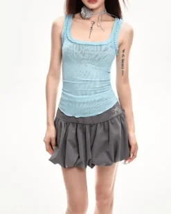 Skirts*Boogzel Clothing Coquette Aesthetic Balloon Mini Skirt