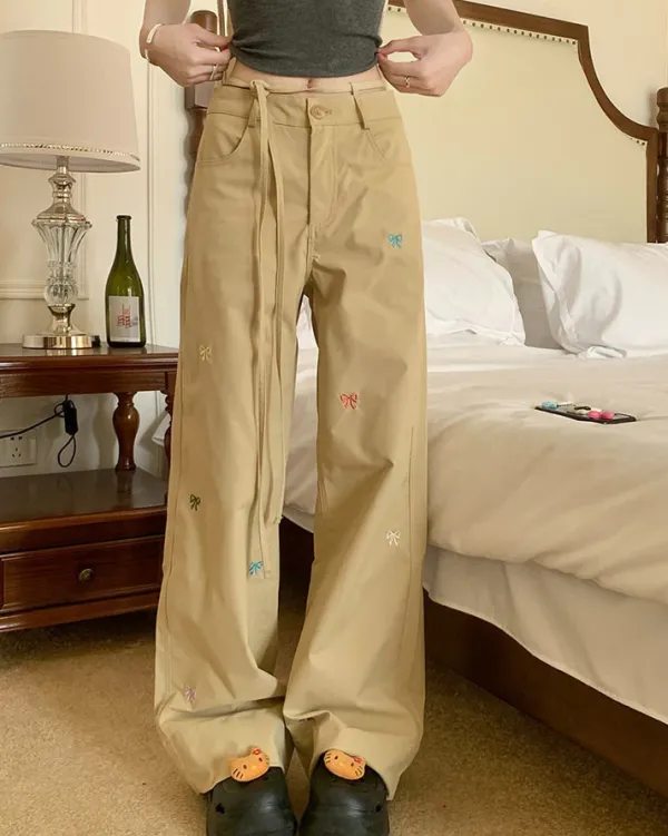 Pants & Trousers*Boogzel Clothing Coquette Aesthetic Bow Pants