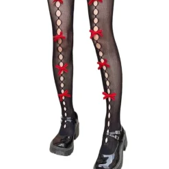 Other*Boogzel Clothing Coquette Aesthetic Bow Tights