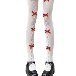 Other*Boogzel Clothing Coquette Aesthetic Bow Tights