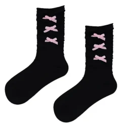 Socks*Boogzel Clothing Coquette Aesthetic Bows Socks
