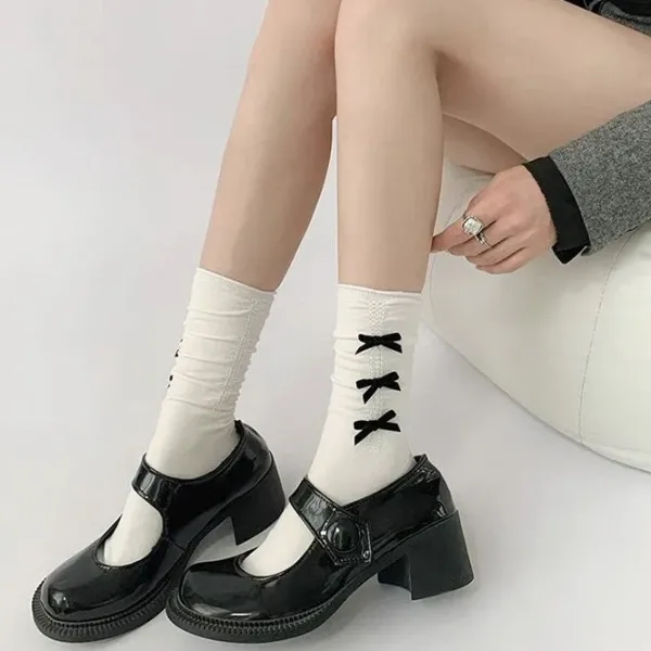 Socks*Boogzel Clothing Coquette Aesthetic Bows Socks