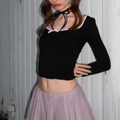 Long Sleeve Tops*Boogzel Clothing Coquette Aesthetic Long Sleeve Top