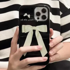 Iphone Cases*Boogzel Clothing Coquette Bow iPhone Case Black