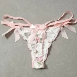 Underwear*Boogzel Clothing Coquette Bow Floral Lace Panty