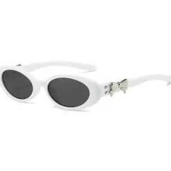 Sunglasses*Boogzel Clothing Coquette Bow Oval Sunnies