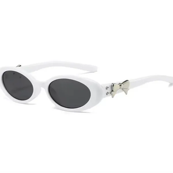 Sunglasses*Boogzel Clothing Coquette Bow Oval Sunnies