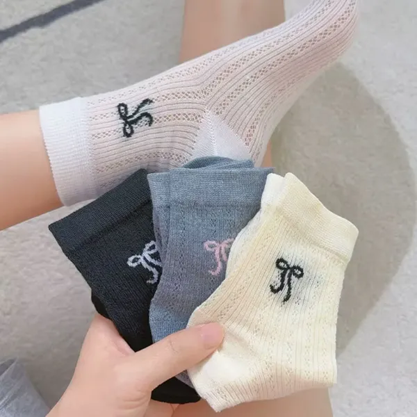 Socks*Boogzel Clothing Coquette Bow Print Socks