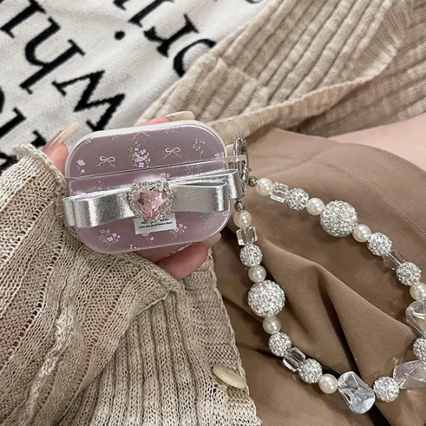Iphone Cases*Boogzel Clothing Coquette Bowknot Airpods Case Pink