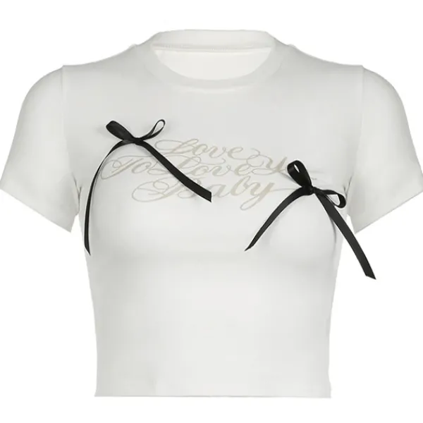 Crop Tops*Boogzel Clothing Coquette Bows Crop Top