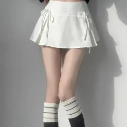 Skirts*Boogzel Clothing Coquette Bows Pleated Mini Skirt