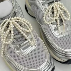 Other*Boogzel Clothing Coquette Pearl Bow Shoe Charms