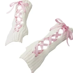 Other*Boogzel Clothing Coquette Ribbon Arm Warmers
