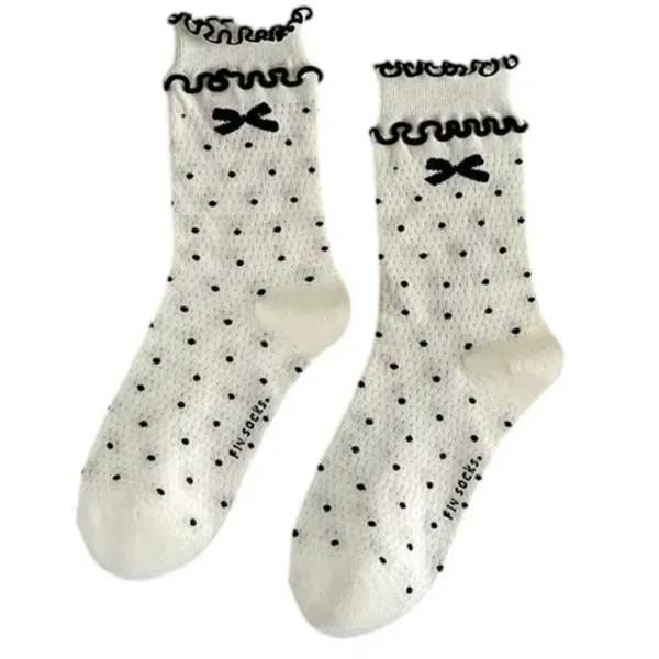 Socks*Boogzel Clothing Coquette Style Bow Socks